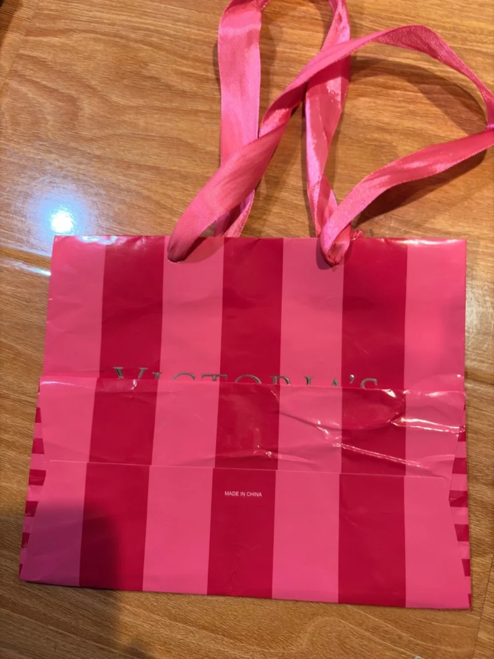 10 Victoria’s Secret Gift Bags-7.5”x6”x3.5”